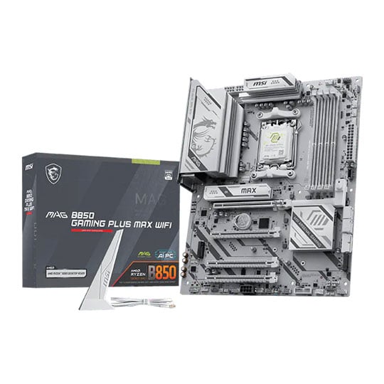 MSI MAG B850 GAMING PLUS MAX WIFI AM5 DDR5 PCIe 5.0 ATX Motherboard MSI MAG B850 GAMING PLUS MAX WIFI AM5 DDR5 PCIe 5.0 ATX Motherboard