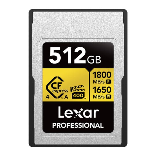 Lexar Gold CFexpress 4.0 Type A Card (512GB)