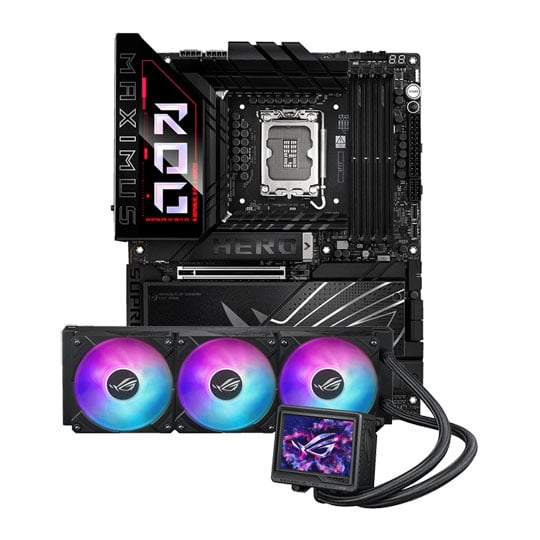 ASUS ROG MAXIMUS Z890 HERO with ASUS ROG Ryujin III 360 ARGB Extreme CPU AIO Bundle