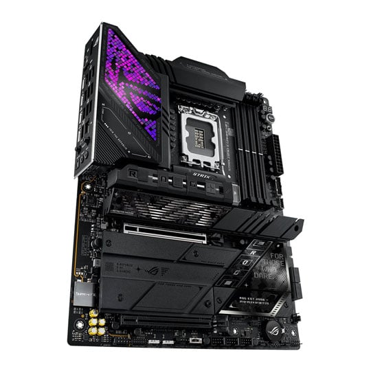 ASUS ROG STRIX Z890-E GAMING WIFI with ASUS ROG STRIX LC III LCD 360mm ARGB Black AIO Bundle