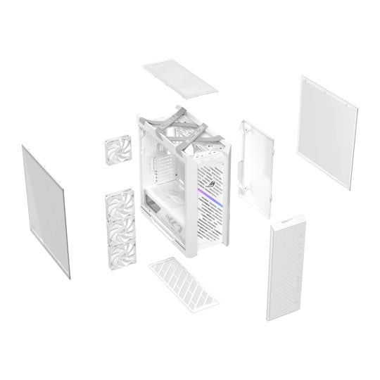 ASUS ROG STRIX HELIOS II White Mid Tower Tempered Glass PC Case : image 4