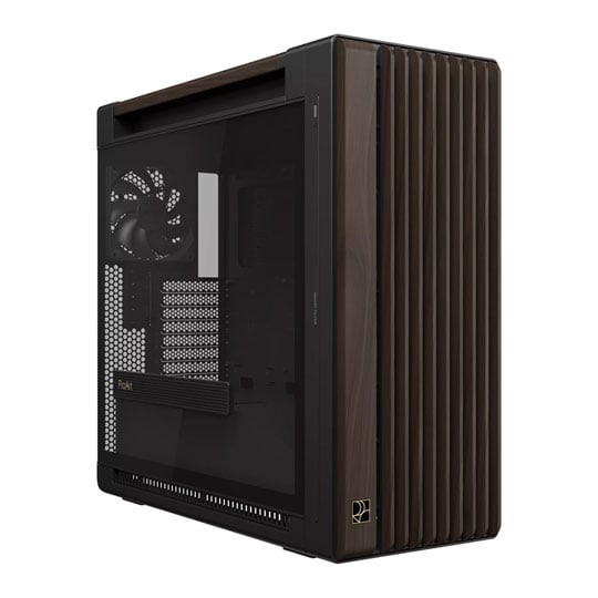 ASUS ProArt PA602 Wood Edition Modern Black Mid Tower Tempered Glass PC Case ASUS ProArt PA602 Wood Edition Modern Black Mid Tower Tempered Glass PC Case