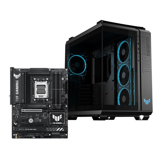 ASUS TUF GAMING B850-PLUS WIFI + ASUS TUF GAMING GT502 Horizon ARGB Bundle