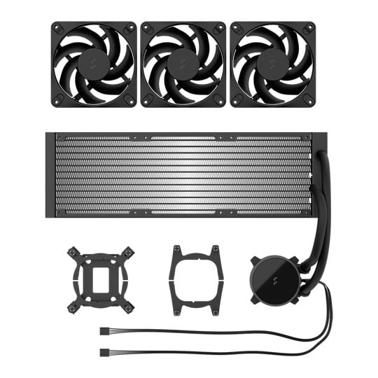 Fractal Design Radius 360 Black All in One Liquid CPU Cooler : image 4