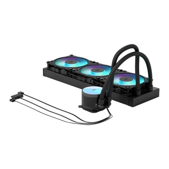 Fractal Design Radius 360 RGB Black All in One Liquid CPU Cooler Fractal Design Radius 360 RGB Black All in One Liquid CPU Cooler