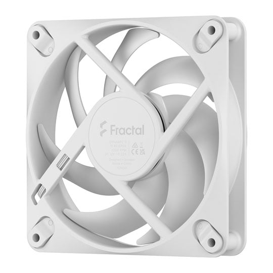 Fractal Design Dynamic 3 12 Reverse 120mm White PWM High Airflow Fan : image 3