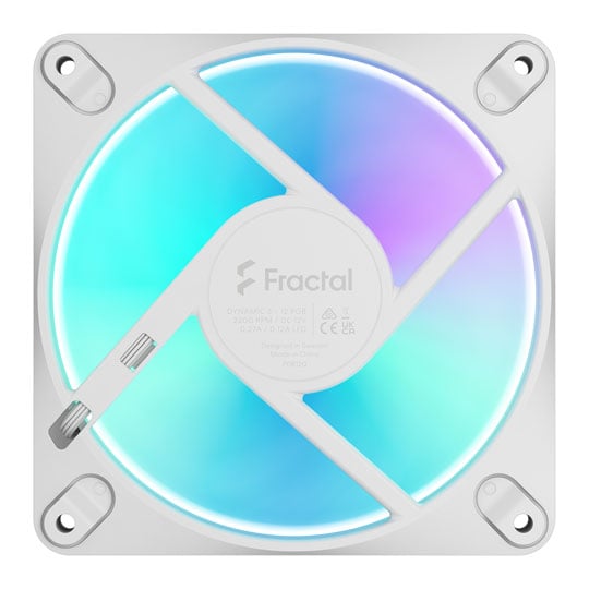 Fractal Design Dynamic 3 12 RGB 120mm White PWM High Airflow Fan : image 4