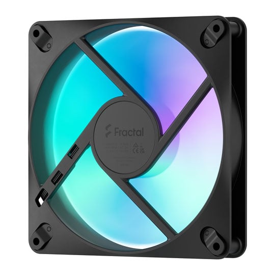 Fractal Design Dynamic 3 14 RGB 140mm Black PWM High Airflow Triple Fan Pack : image 4