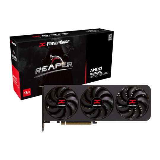 PowerColor AMD Radeon RX 9070 GRE REAPER 12GB GDDR6 Graphics Card