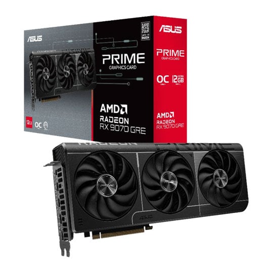 ASUS AMD Radeon RX 9070 GRE PRIME OC RDNA4 12GB GDDR6 Graphics Card