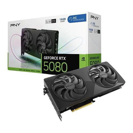 Refurbished PNY NVIDIA GeForce RTX 5080 SLIM 16GB GDDR7 Graphics Card