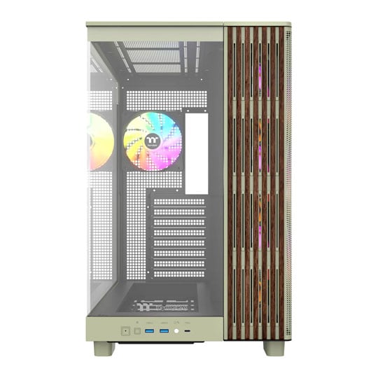 Open Box Thermaltake View 380 XL WS ARGB Matcha Green Mid Tower Tempered Glass PC Gaming Case
