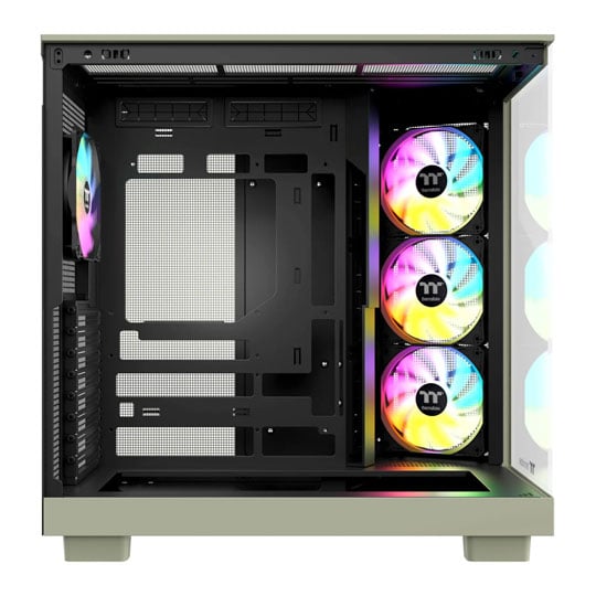 Open Box Thermaltake View 380 XL WS ARGB Matcha Green Mid Tower Tempered Glass PC Gaming Case : image 3