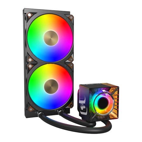 Montech CyberFlow ARGB 240 Black All in One Liquid CPU Cooler Montech CyberFlow ARGB 240 Black All in One Liquid CPU Cooler