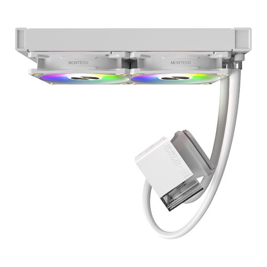 Montech CyberFlow ARGB 240 White All in One Liquid CPU Cooler : image 3