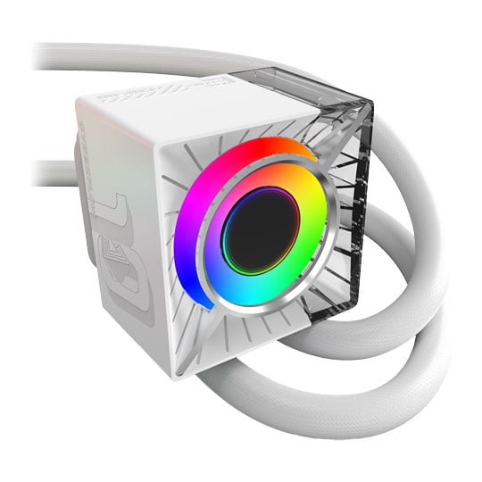 Montech CyberFlow ARGB 240 White All in One Liquid CPU Cooler : image 4