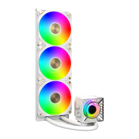 Montech CyberFlow ARGB 360 White All in One Liquid CPU Cooler Montech CyberFlow ARGB 360 White All in One Liquid CPU Cooler