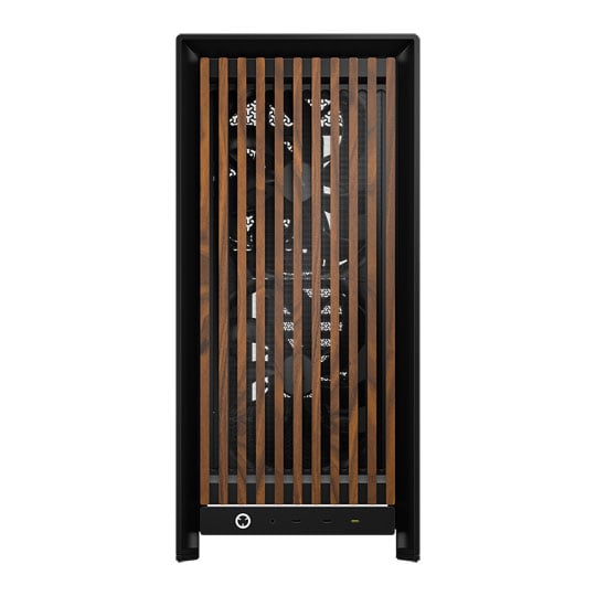CORSAIR FRAME 5000D WOOD RS Black / Walnut Tempered Glass Mid Tower ATX PC Case : image 3