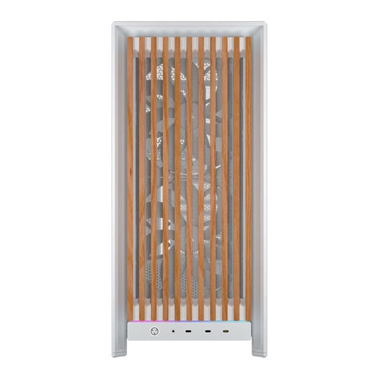 CORSAIR FRAME 5000D WOOD RS White / Oak Tempered Glass Mid Tower ATX PC Case : image 3