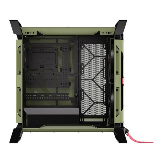 CORSAIR WARTHOG RS Airflow Olive Drab Tempered Glass Mid-Tower ATX PC Case CORSAIR WARTHOG RS Airflow Olive Drab Tempered Glass Mid-Tower ATX PC Case