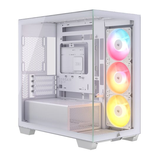 CORSAIR 2800X RS-R ARGB White MicroATX Tower PC Case