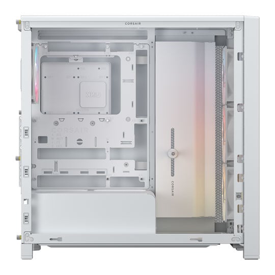 CORSAIR FRAME 4000D LCD RS ARGB White Tempered Glass Mid Tower ATX PC Case with 14.5" XENEON EDGE : image 3