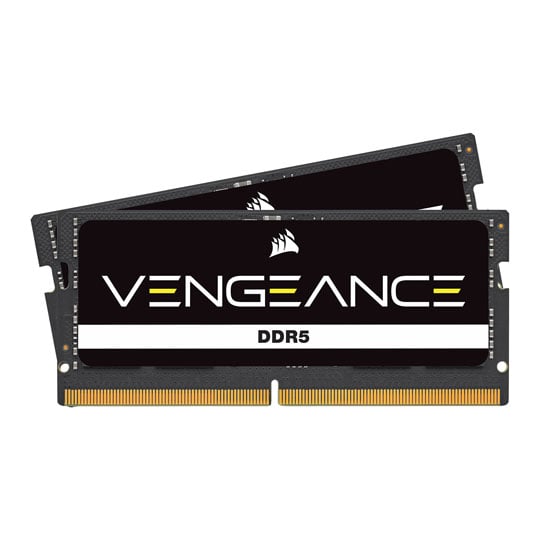 Refurbished CORSAIR Vengeance Black 64GB 5200MHz DDR5 SODIMM Memory