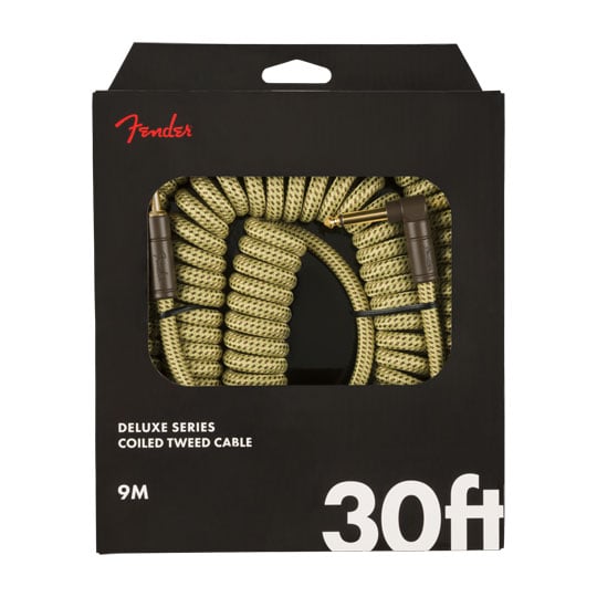 Fender Deluxe Coil Cable, 30', Tweed Fender Deluxe Coil Cable, 30', Tweed