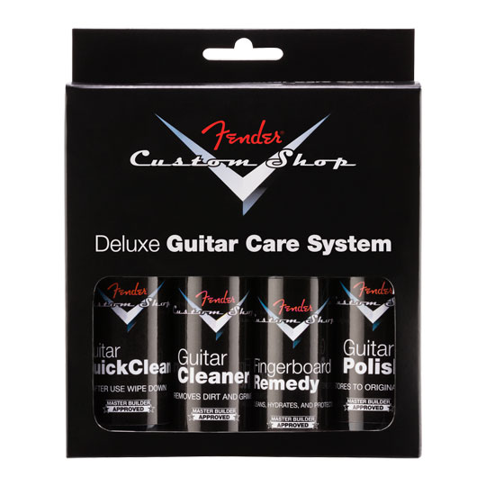 Fender Custom Shop Deluxe Guitar Care System, 4 Pack, Black : image 3