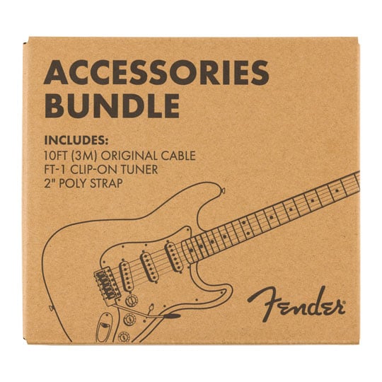 Fender Accessories Bundle Pack - Cable, Tuner, Strap : image 4