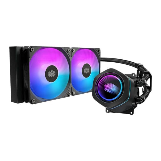 Cooler Master MasterLiquid Core Nex 240 Black ARGB All in One Liquid CPU Cooler