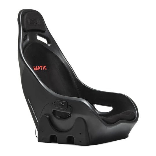 Next Level Racing ES1 Haptic Black Bucket Design Racing Seat