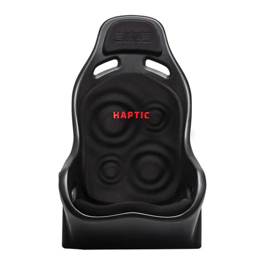 Next Level Racing ES1 Haptic Black Bucket Design Racing Seat