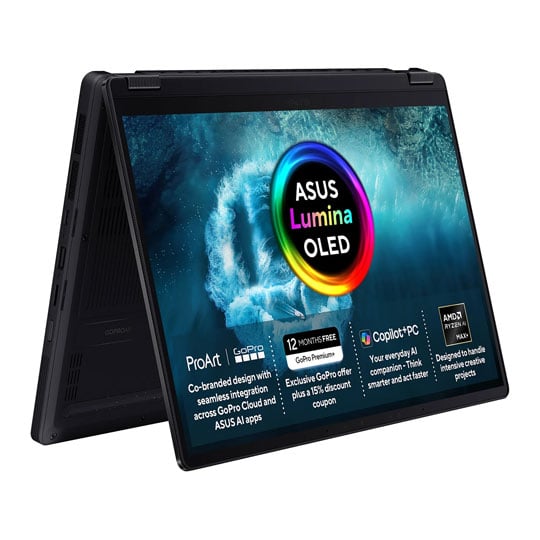 Open Box ASUS ProArt PX13 HN7306EAC 13" WQXGA+ AMD Ryzen AI Max+ Radeon Graphics 2-in-1 Laptop : image 4