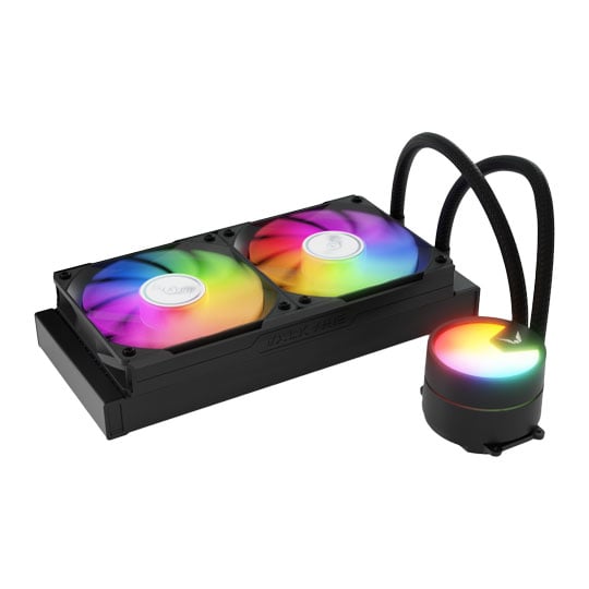 Valkyrie A240 ARGB Black 240mm All in One Liquid CPU Cooler Valkyrie A240 ARGB Black 240mm All in One Liquid CPU Cooler
