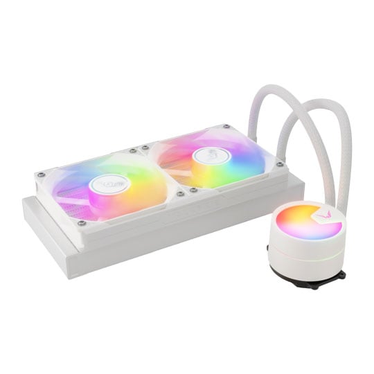 Valkyrie A240 ARGB White 240mm All in One Liquid CPU Cooler Valkyrie A240 ARGB White 240mm All in One Liquid CPU Cooler