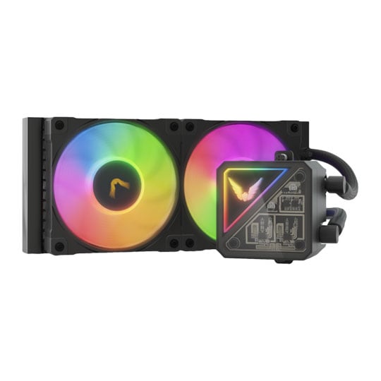 Valkyrie V240 Lite ARGB LCD Black 240mm All in One Liquid CPU Cooler Valkyrie V240 Lite ARGB LCD Black 240mm All in One Liquid CPU Cooler