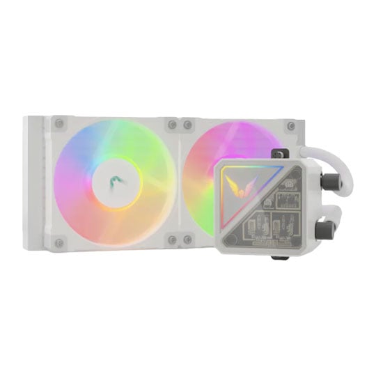 Valkyrie V240 Lite ARGB LCD White 240mm All in One Liquid CPU Cooler Valkyrie V240 Lite ARGB LCD White 240mm All in One Liquid CPU Cooler