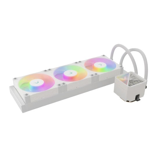 Valkyrie V360 Lite ARGB LCD White 360mm All in One Liquid CPU Cooler