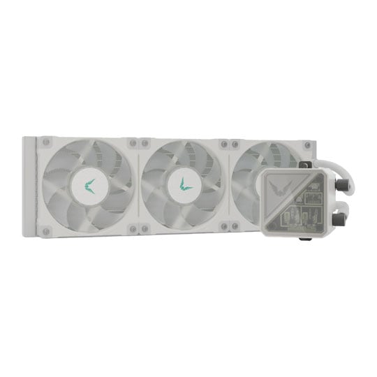 Valkyrie V360 Lite ARGB LCD White 360mm All in One Liquid CPU Cooler : image 3