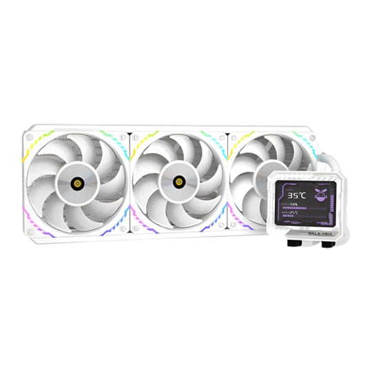 Valkyrie V360 LCD White 360mm All in One Liquid CPU Cooler