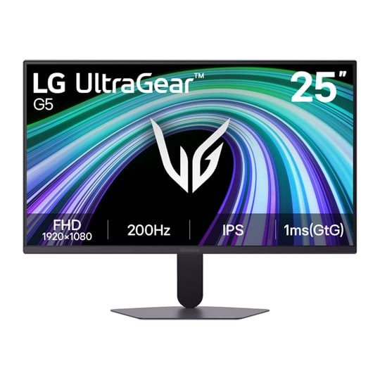 LG UltraGear G5 25G523B-B 25" FHD 200Hz HDR10 IPS Gaming Monitor : image 1