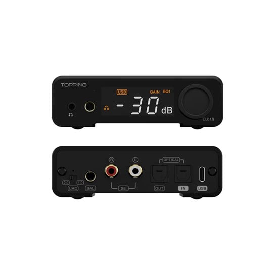 Topping DX1 II USB-C DAC Amp Black Topping DX1 II USB-C DAC Amp Black