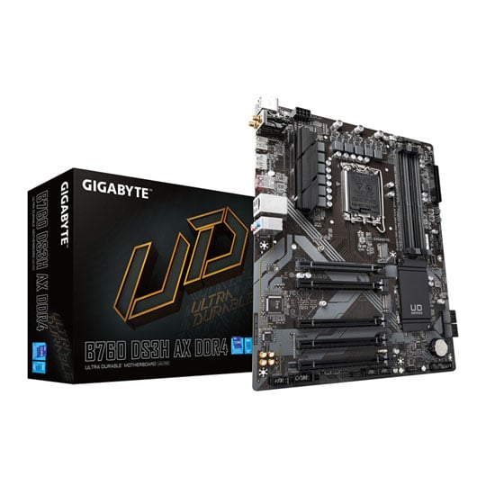 Refurbished Gigabyte B760 DS3H AX DDR4 ATX Motherboard : image 1