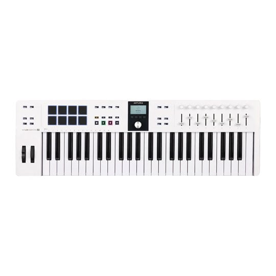 (Open Box) Arturia Keylab Essential 49 Mk3 Controller Keyboard - White
