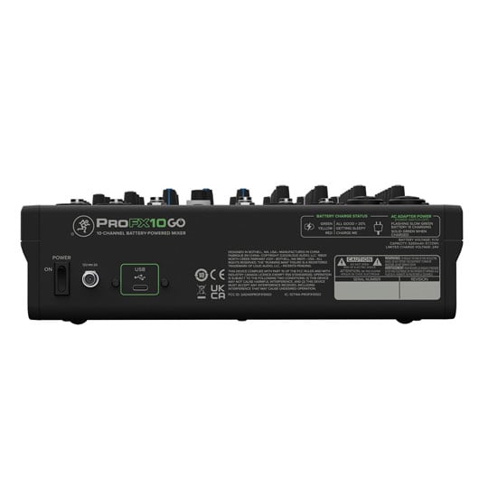 (Open Box) Mackie ProFX10 GO Mixer : image 4