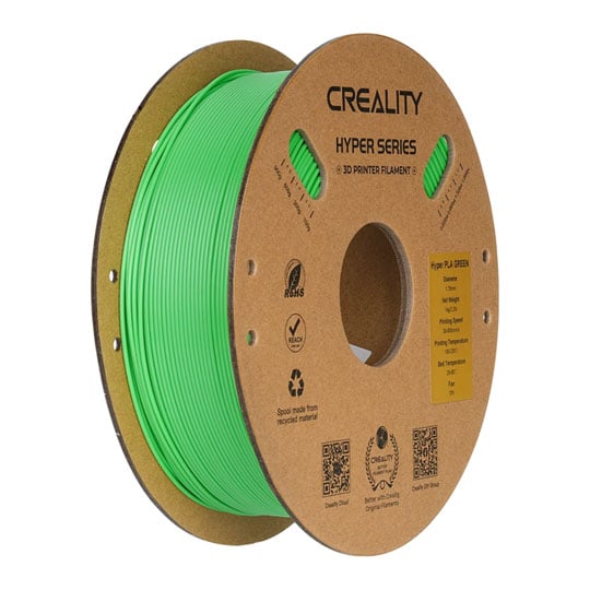 Creality Hyper PLA Green 1kg 1.75mm 3D Printier Filament : image 1