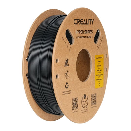 Creality Hyper PLA Black 1kg 1.75mm 3D Printier Filament Creality Hyper PLA Black 1kg 1.75mm 3D Printier Filament