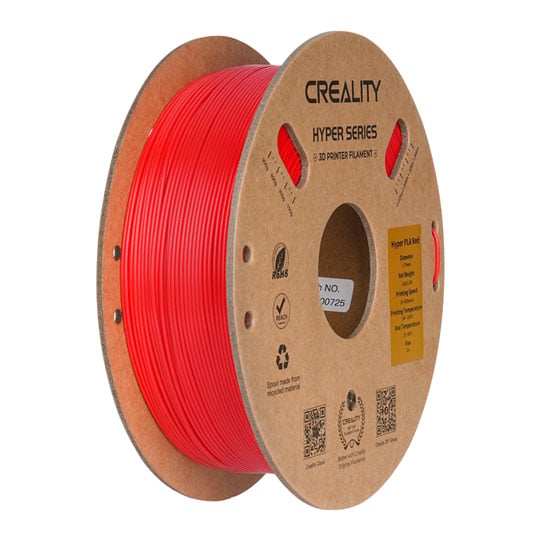 Creality Hyper PLA Red 1kg 1.75mm 3D Printer Filament : image 1