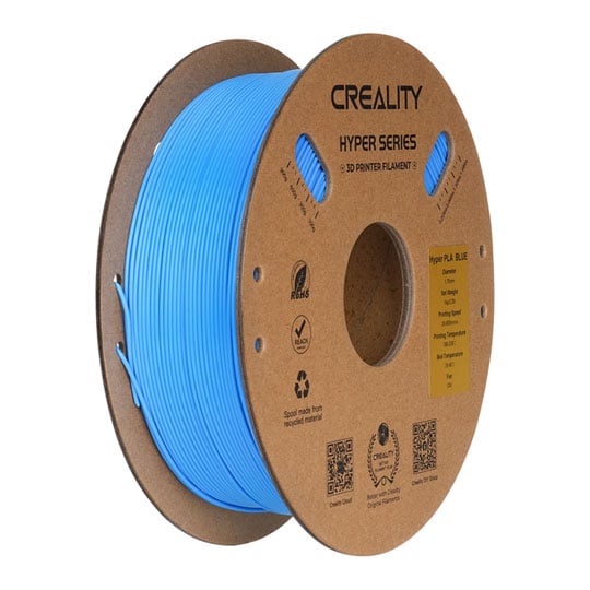 Creality Hyper PLA Blue 1kg 1.75mm 3D Printer Filament : image 1